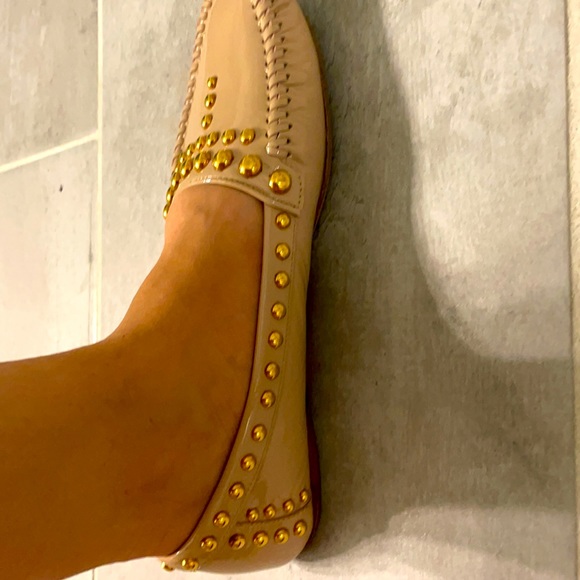Authentic leather Prada studded flats. - Picture 10 of 12